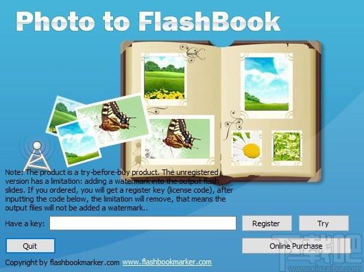Photo to FlashBook下载,图像转FlashBook工具,图片转换